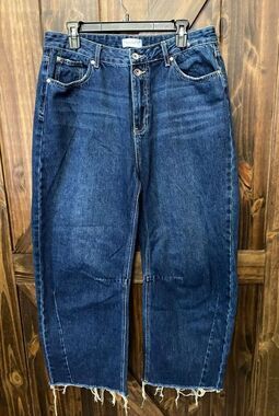 Special A Womens Barrel Style Jeans Juniors Size 15 Waist 17”